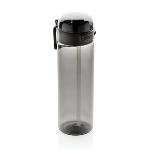 Bottiglia sport SpinLock in rPET RCS 800ML nero - personalizzabile con logo