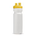 Bottiglia sport vaporizzatore 750ml Bianco / Giallo - personalizzabile con logo