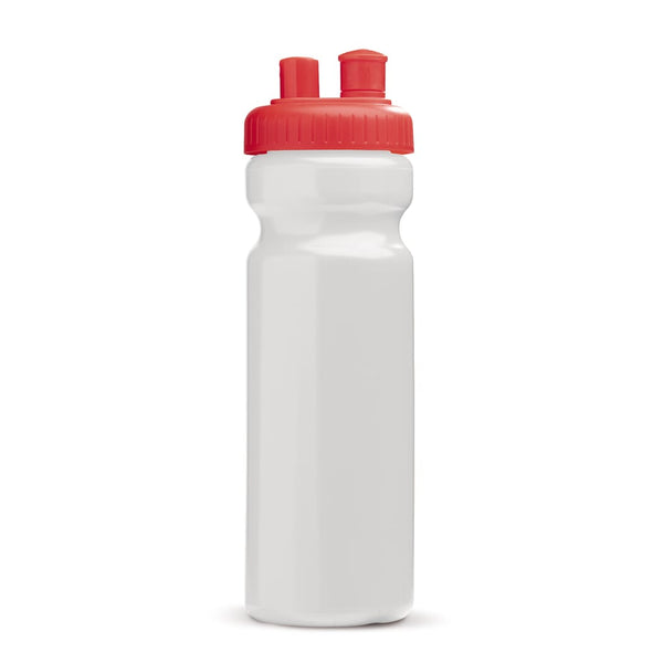 Bottiglia sport vaporizzatore 750ml Bianco / Rosso - personalizzabile con logo