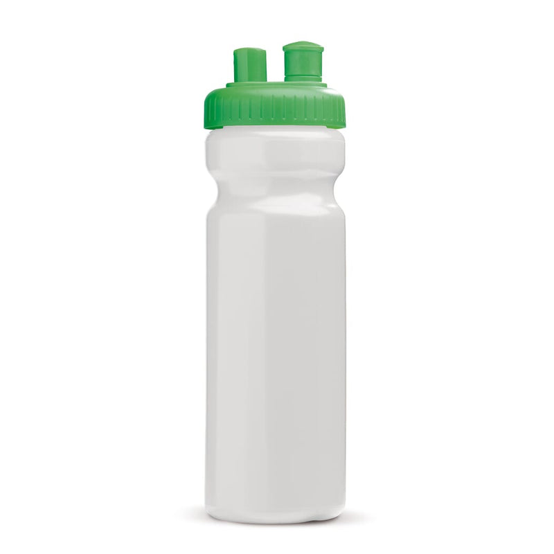 Bottiglia sport vaporizzatore 750ml Bianco / verde - personalizzabile con logo