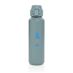 Bottiglia sport Via richiudibile in rAcciaio RCS 600ml - personalizzabile con logo