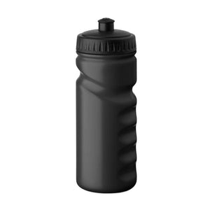 Bottiglia sportiva 500ml tipo bicicletta Nero - personalizzabile con logo