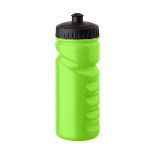 Bottiglia sportiva 500ml tipo bicicletta verde calce - personalizzabile con logo