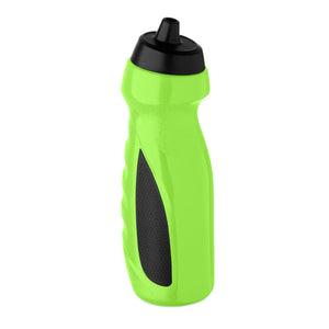Bottiglia sportiva 700ml ergonomica verde calce - personalizzabile con logo
