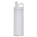 Bottiglia sportiva adventure 500ml Bianco / bianco - personalizzabile con logo