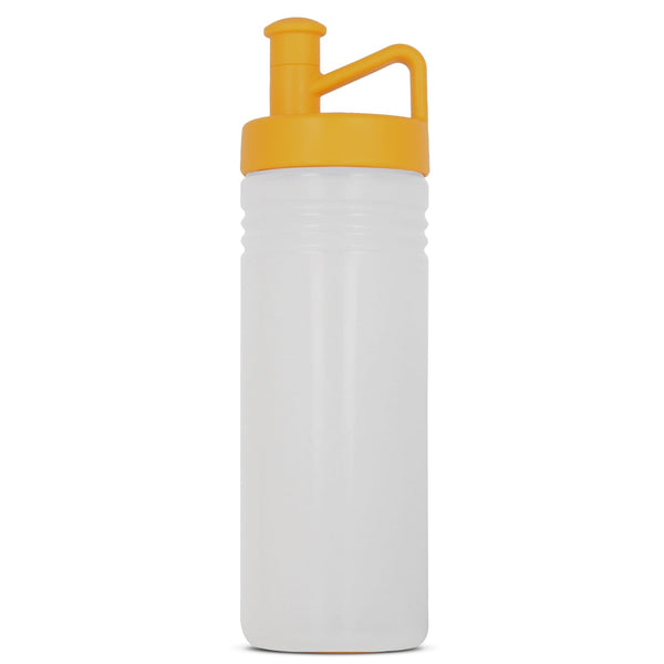 Bottiglia sportiva adventure 500ml giallo - personalizzabile con logo