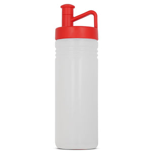 Bottiglia sportiva adventure 500ml rosso - personalizzabile con logo
