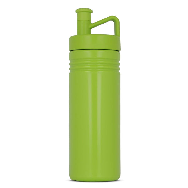 Bottiglia sportiva adventure 500ml verde - personalizzabile con logo