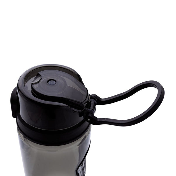 Bottiglia sportiva deluxe Swiss Peak in tritan 600ml nero, nero - personalizzabile con logo