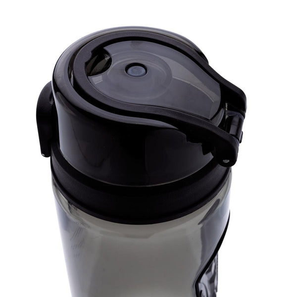 Bottiglia sportiva deluxe Swiss Peak in tritan 600ml nero, nero - personalizzabile con logo