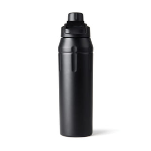 Bottiglia sportiva ermetica richiudibile Nordic Drift Trail nero - personalizzabile con logo