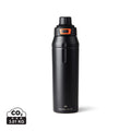 Bottiglia sportiva ermetica richiudibile Nordic Drift Trail nero - personalizzabile con logo