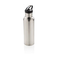 Bottiglia sportiva in acciaio inossidabile deluxe Colore: color argento €8.82 - P436.422