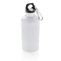 Bottiglia sportiva in alluminio con moschettone 400ml Colore: bianco €2.22 - P436.163