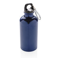 Bottiglia sportiva in alluminio con moschettone 400ml Colore: blu €2.22 - P436.165