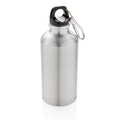 Bottiglia sportiva in alluminio con moschettone 400ml Colore: color argento €3.05 - P436.162