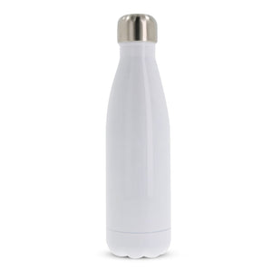 Bottiglia Swing subli 500ml Bianco / color color argento - personalizzabile con logo