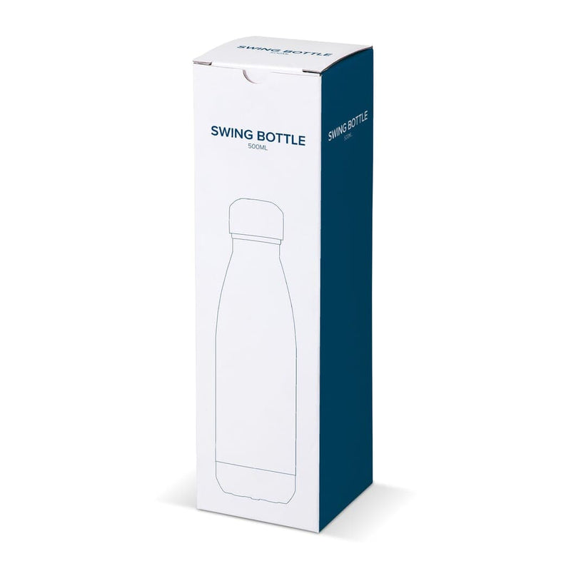 Bottiglia Swing subli 500ml Bianco / color color argento - personalizzabile con logo