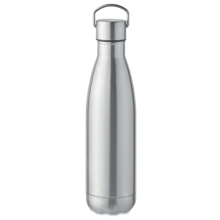 Bottiglia termica 500 ml Recycled color argento - personalizzabile con logo