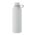 Bottiglia termica 500ml Inox riciclato Bianco - personalizzabile con logo