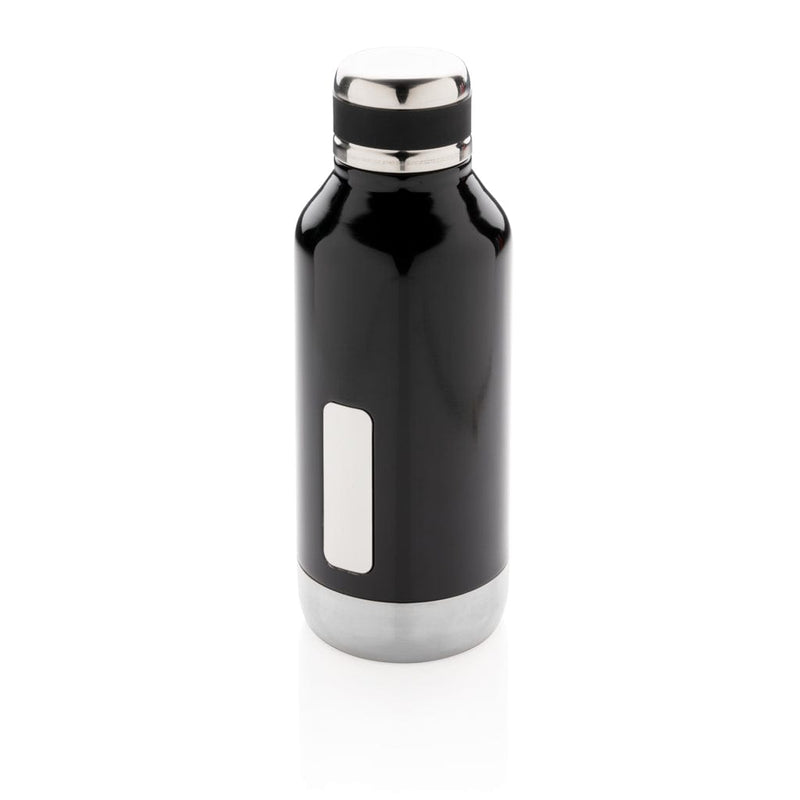 Bottiglia termica antigoccia nero - personalizzabile con logo
