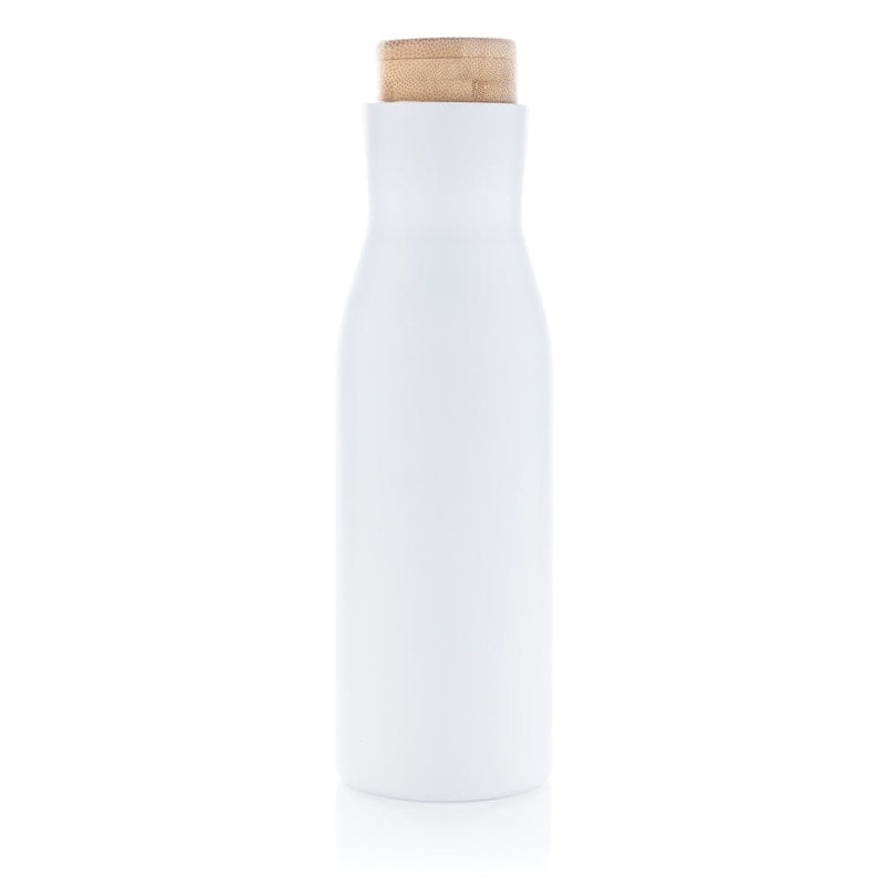 Bottiglia termica Clima con tappo in bambù 500ml - personalizzabile con logo