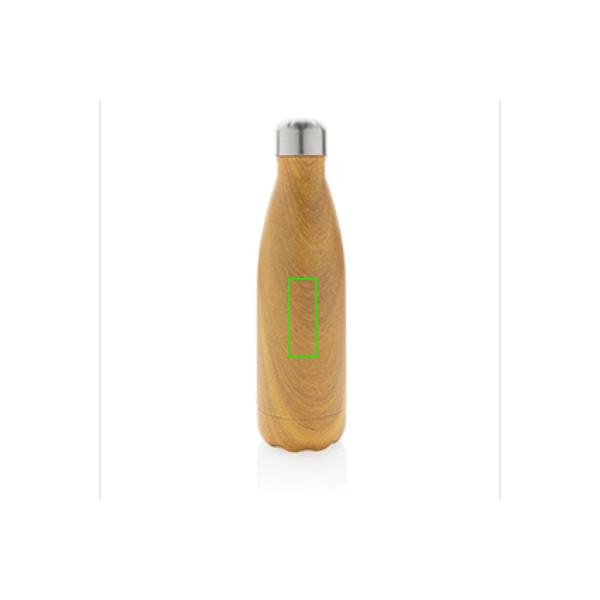 Bottiglia termica con texture wood 500ml Colore: giallo, marrone €13.32 - P436.486