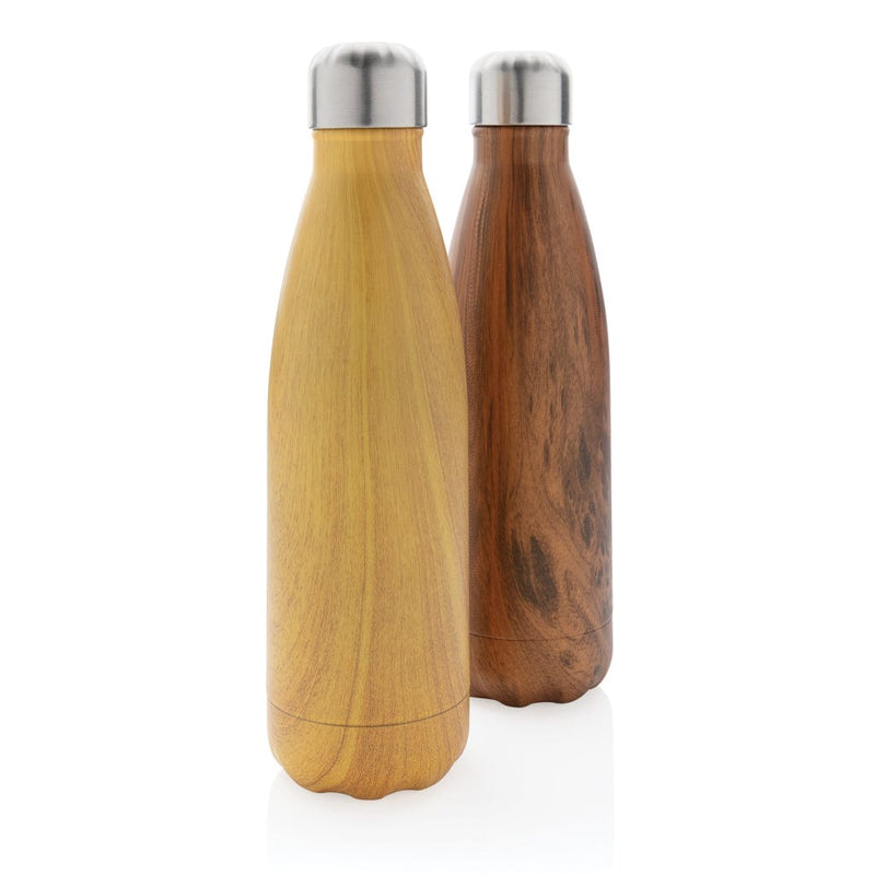 Bottiglia termica con texture wood 500ml Colore: giallo, marrone €13.32 - P436.486