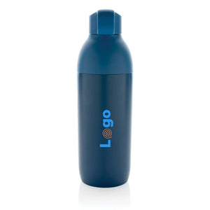 Bottiglia termica Flow in acciaio riciclato certificato RCS - personalizzabile con logo