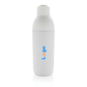 Bottiglia termica Flow in acciaio riciclato certificato RCS - personalizzabile con logo