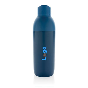 Bottiglia termica Flow in acciaio riciclato certificato RCS - personalizzabile con logo