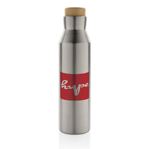 Bottiglia termica Gaia in acciaio riciclato RCS 500ml - personalizzabile con logo