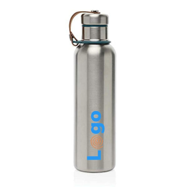 Bottiglia termica grande Black+Blum 750ml azzurro - personalizzabile con logo