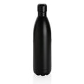 Bottiglia termica in acciaio 1L nero - personalizzabile con logo