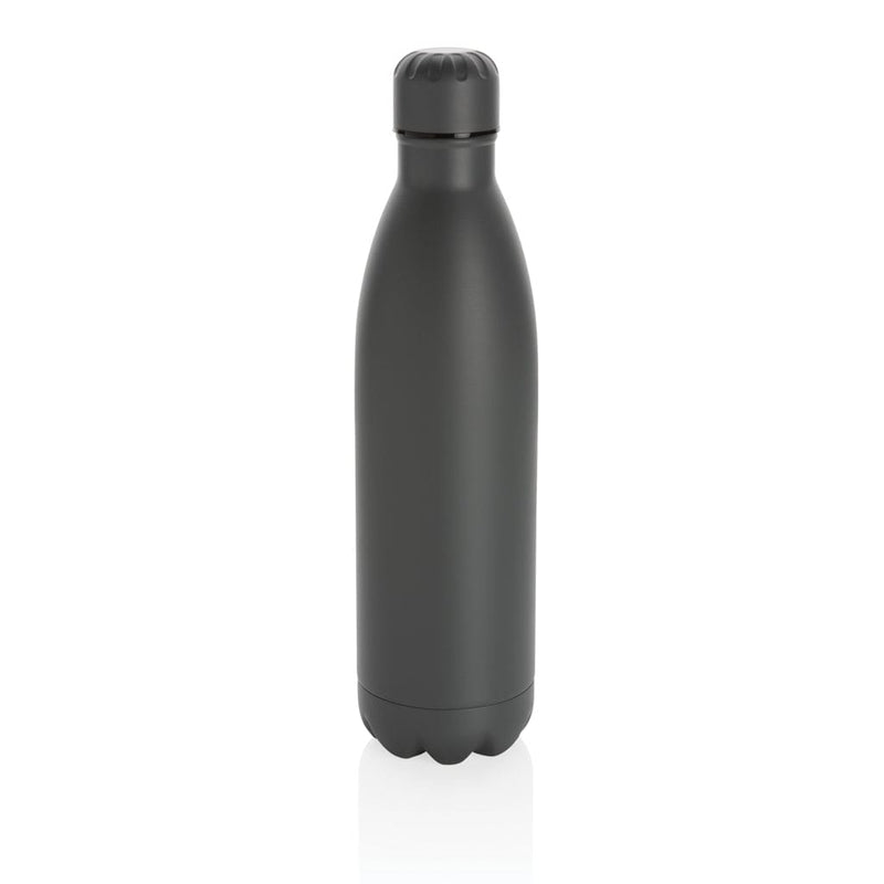 Bottiglia termica in acciaio 750ml grigio - personalizzabile con logo