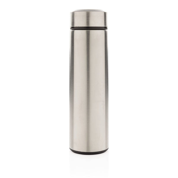 Bottiglia termica in acciaio con tappo in metallo - personalizzabile con logo