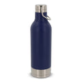 Bottiglia termica in acciaio inossidabile 400ml blu navy - personalizzabile con logo