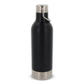 Bottiglia termica in acciaio inossidabile 400ml Nero - personalizzabile con logo