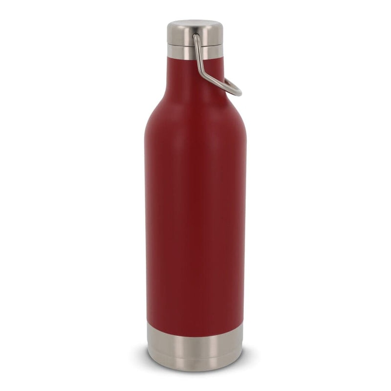 Bottiglia termica in acciaio inossidabile 400ml Rosso - personalizzabile con logo