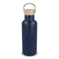 Bottiglia termica in acciaio inossidabile riciclato da 500 ml blu navy - personalizzabile con logo