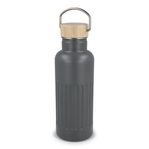 Bottiglia termica in acciaio inossidabile riciclato da 500 ml Grigio - personalizzabile con logo
