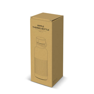 Bottiglia termica in acciaio inossidabile riciclato da 500 ml - personalizzabile con logo