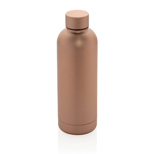 Bottiglia termica in acciaio inox Impact 500ml marrone - personalizzabile con logo