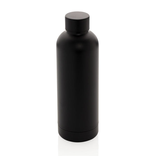 Bottiglia termica in acciaio inox Impact 500ml nero - personalizzabile con logo