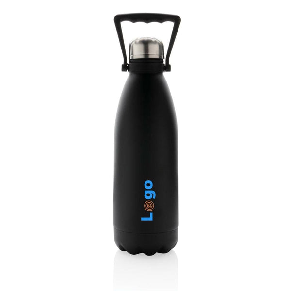 Bottiglia termica in acciaio riciclato RCS 1,5L - personalizzabile con logo