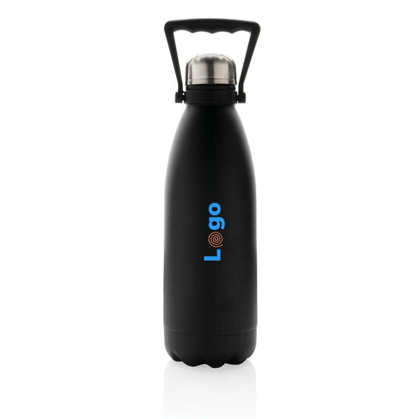 Bottiglia termica in acciaio riciclato RCS 1,5L - personalizzabile con logo