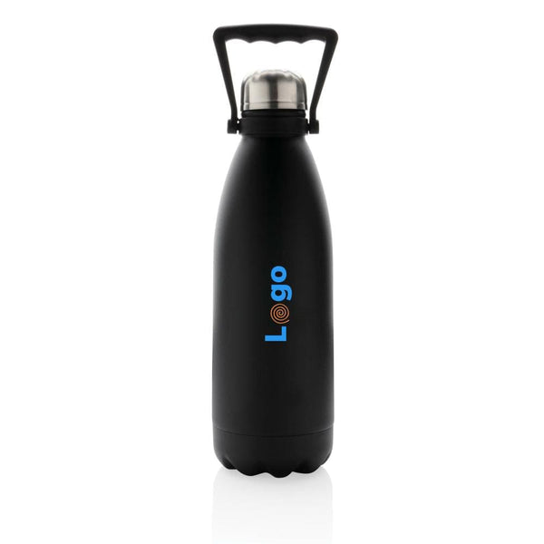 Bottiglia termica in acciaio riciclato RCS 1,5L - personalizzabile con logo