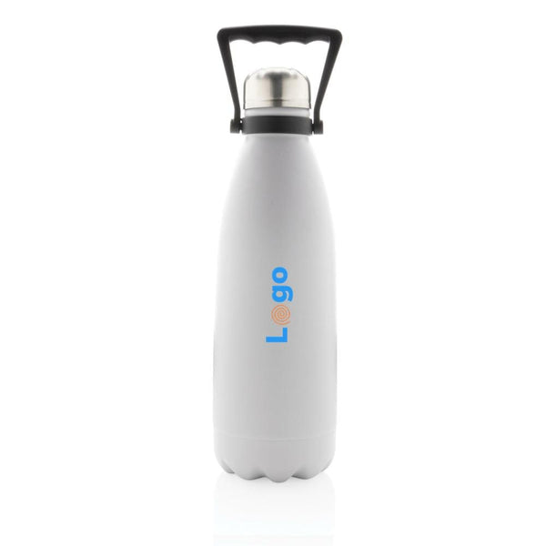 Bottiglia termica in acciaio riciclato RCS 1,5L - personalizzabile con logo
