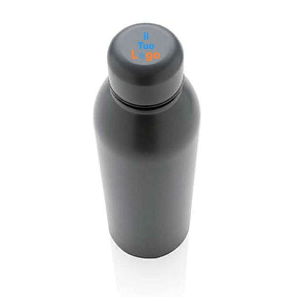 Bottiglia termica in acciaio riciclato RCS 500ml - personalizzabile con logo
