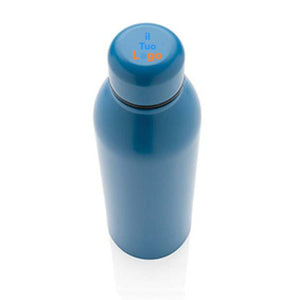 Bottiglia termica in acciaio riciclato RCS 500ml - personalizzabile con logo